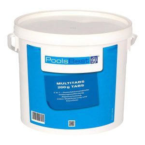 5 kg - PoolsBest® Chlorine Multitabs 5 in 1, 200 g tabs