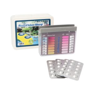 Mini pool tester (chlorine + pH)