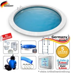 Einbaupool 6,0 x 1,2 m Komplettset