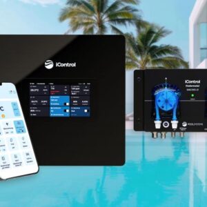 Pool-Dosieranlage iControl Chlor mit Touchdisplay, intelligenter Poolsteuerung und optionaler pH-Regulierung