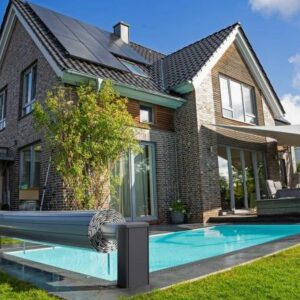 Pool Rolladenabdeckung - Oberflurrolladen „Offen“