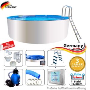 Poolset 4,00 x 0,90 m Weiss