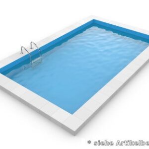 Rechteckpool 6,0 x 3,0 x 1,5 m Rechteckbecken Pool