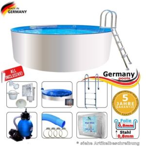 Schwimmbecken 5,5 x 1,35 m Set