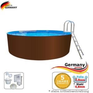 Stahl Pool 6,00 x 1,25 m