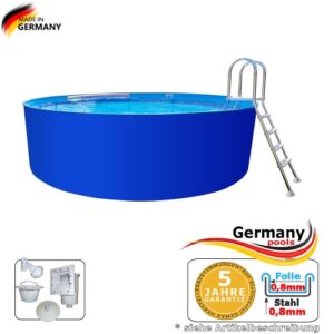 Stahlwand Pool 4,00 x 1,25 m