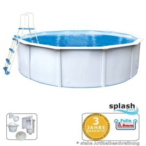 Swimmingpool 5,50 x 1,20 m STARK1 Set Breiter Handlauf 15 cm